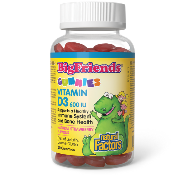 Thumbnail of Natural Factors - BIG FRIENDS VITAMIN D3 GUMMIES - 600 IU