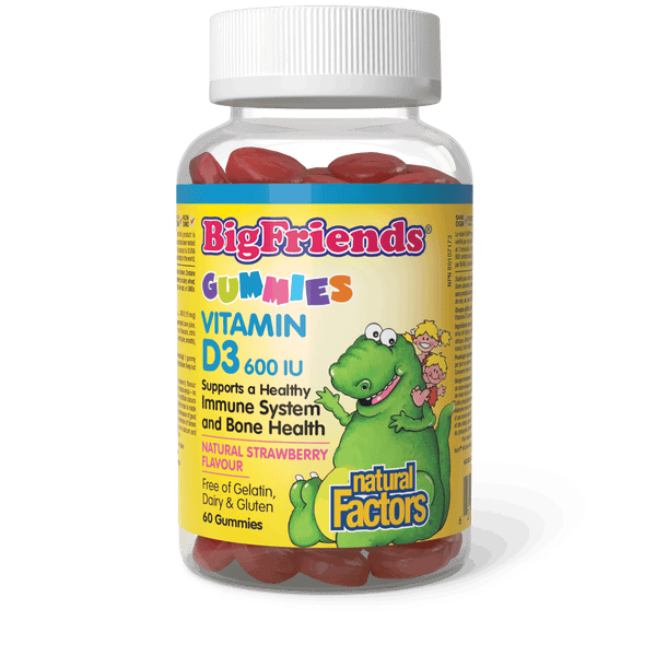 Thumbnail of Natural Factors - BIG FRIENDS VITAMIN D3 GUMMIES - 600 IU