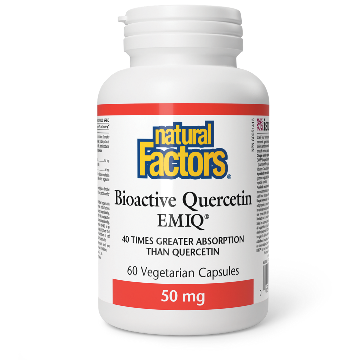 Natural Factors - BIOACTIVE QUERCETIN EMIQ