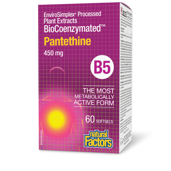 Thumbnail of Natural Factors - BIOCOENZYMATED PANTETHINE B5