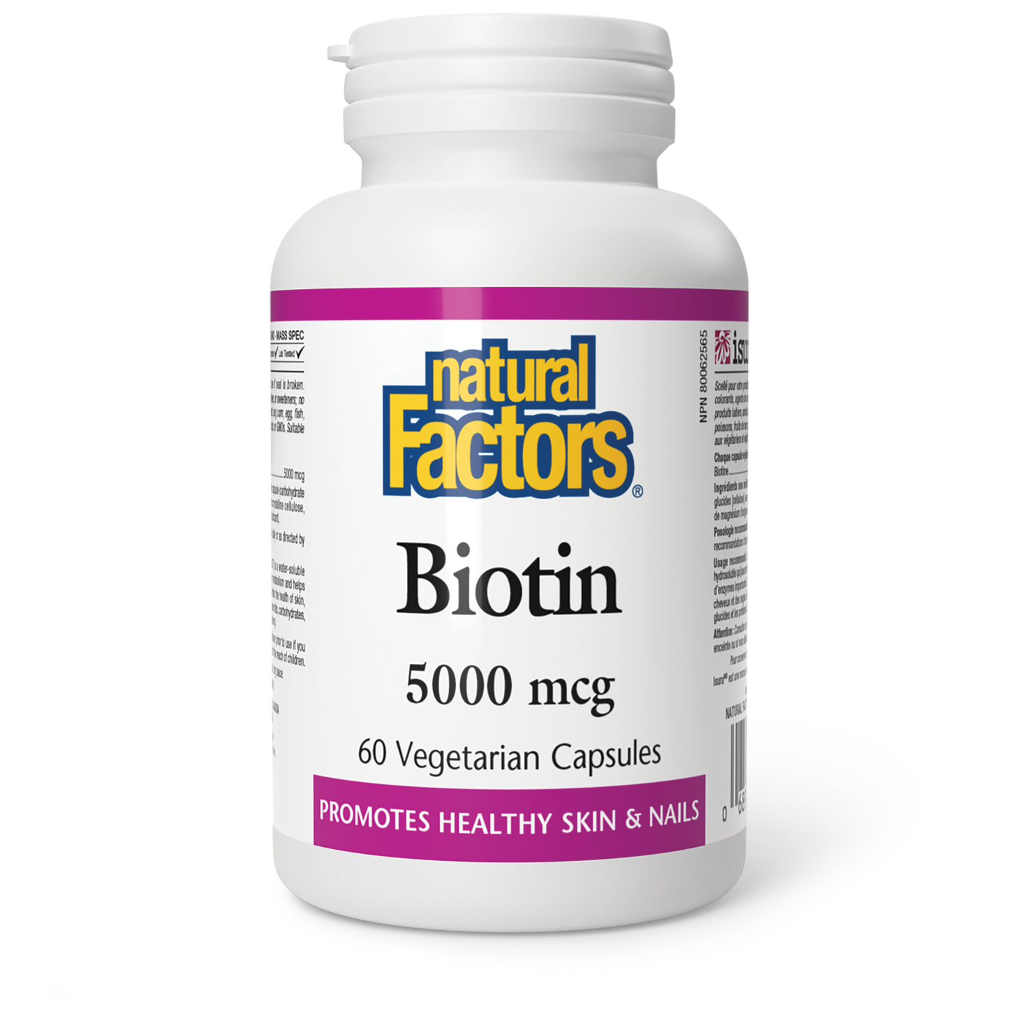 Natural Factors - BIOTIN - 5000 mcg