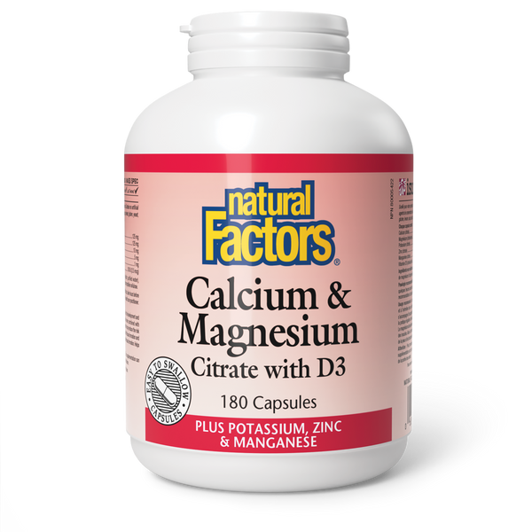 Thumbnail of Natural Factors - CALCIUM & MAGNESIUM CITRATE with D3