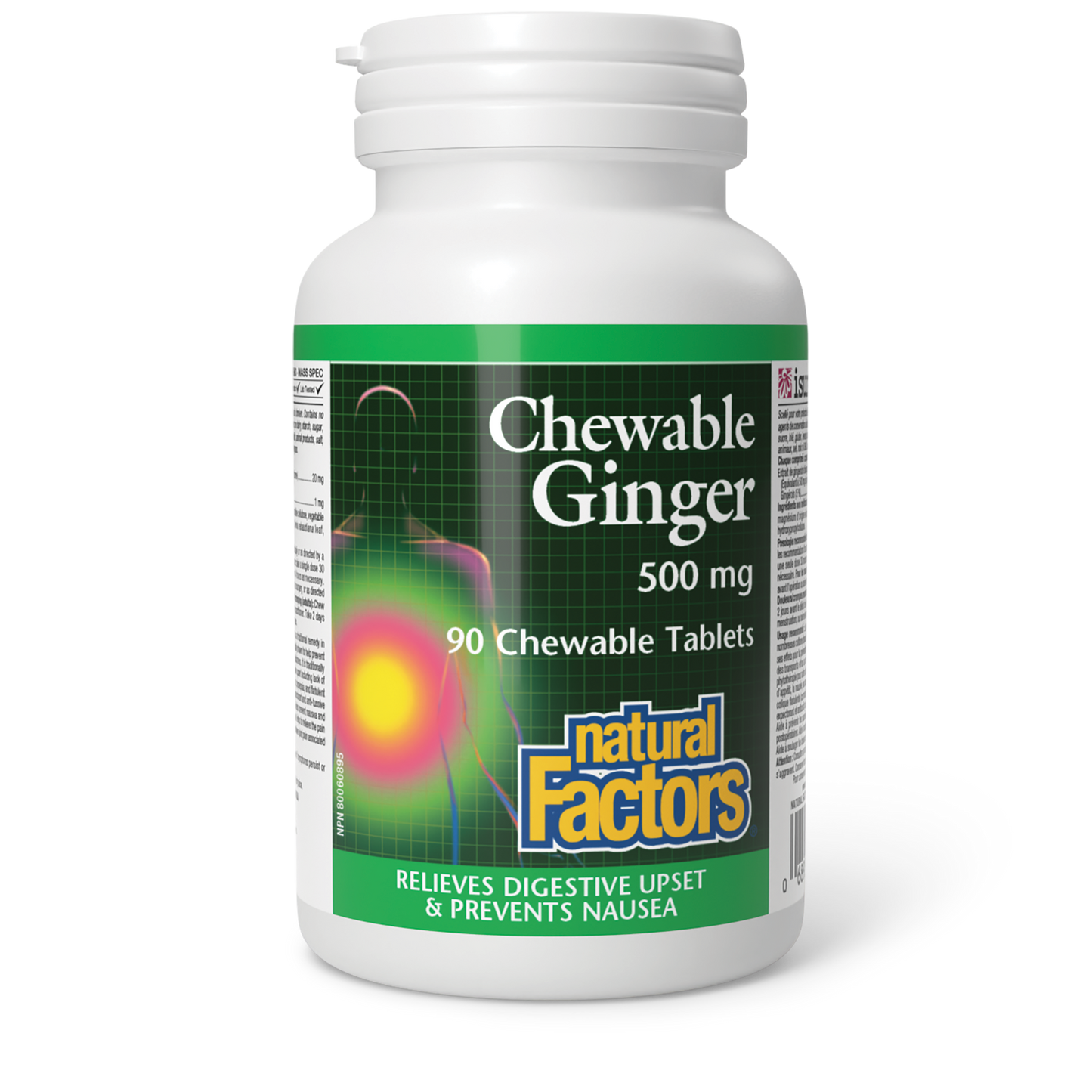 Natural Factors - CHEWABLE GINGER - 500 mg