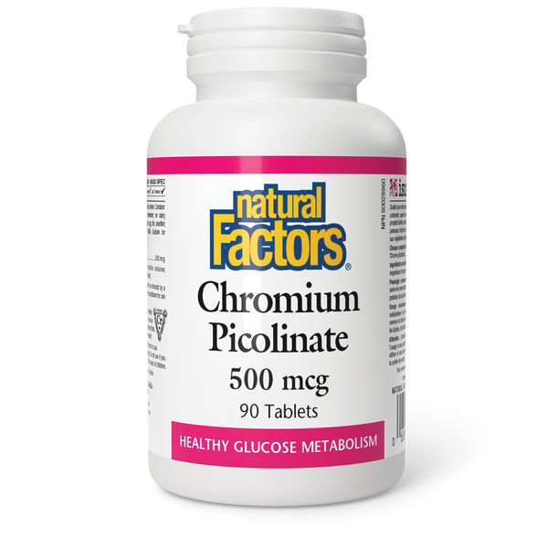 Thumbnail of Natural Factors - CHROMIUM PICOLINATE - 500 mcg