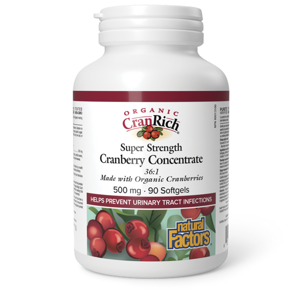 Thumbnail of Natural Factors - ORGANIC CRANRICH SUPER STRENGTH CRANBERRY CONCENTRATE