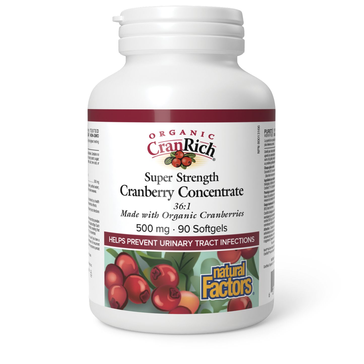 Natural Factors - ORGANIC CRANRICH SUPER STRENGTH CRANBERRY CONCENTRATE