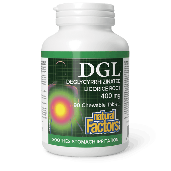 Thumbnail of Natural Factors - DGL - 400 mg