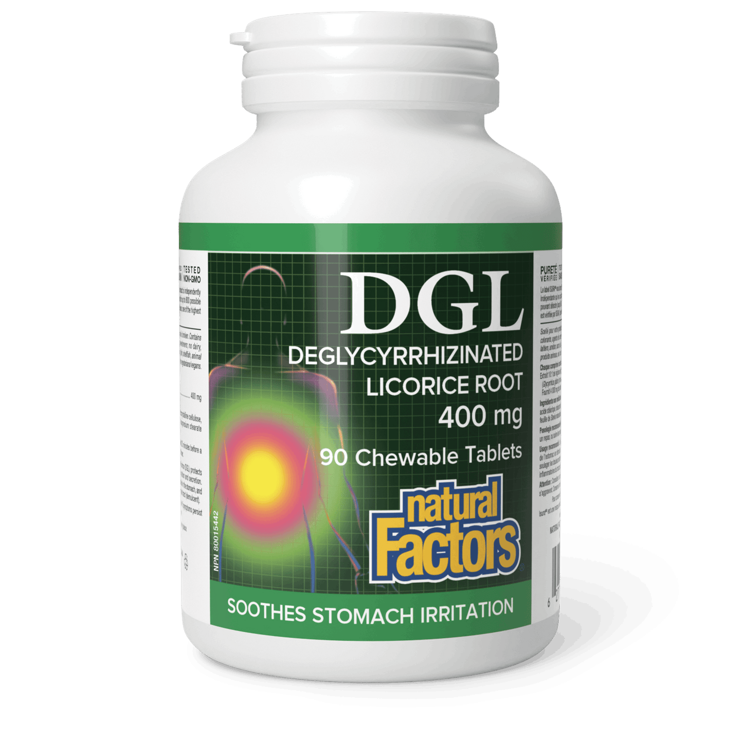 Natural Factors - DGL - 400 mg