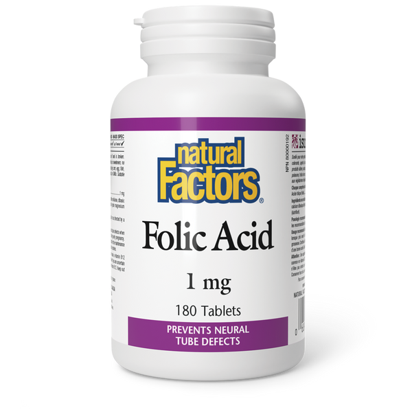 Thumbnail of Natural Factors - FOLIC ACID - 1 mg