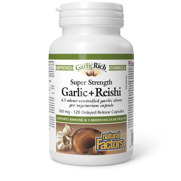 Thumbnail of Natural Factors - GARLICRICH SUPER STRENGTH GARLIC + REISHI