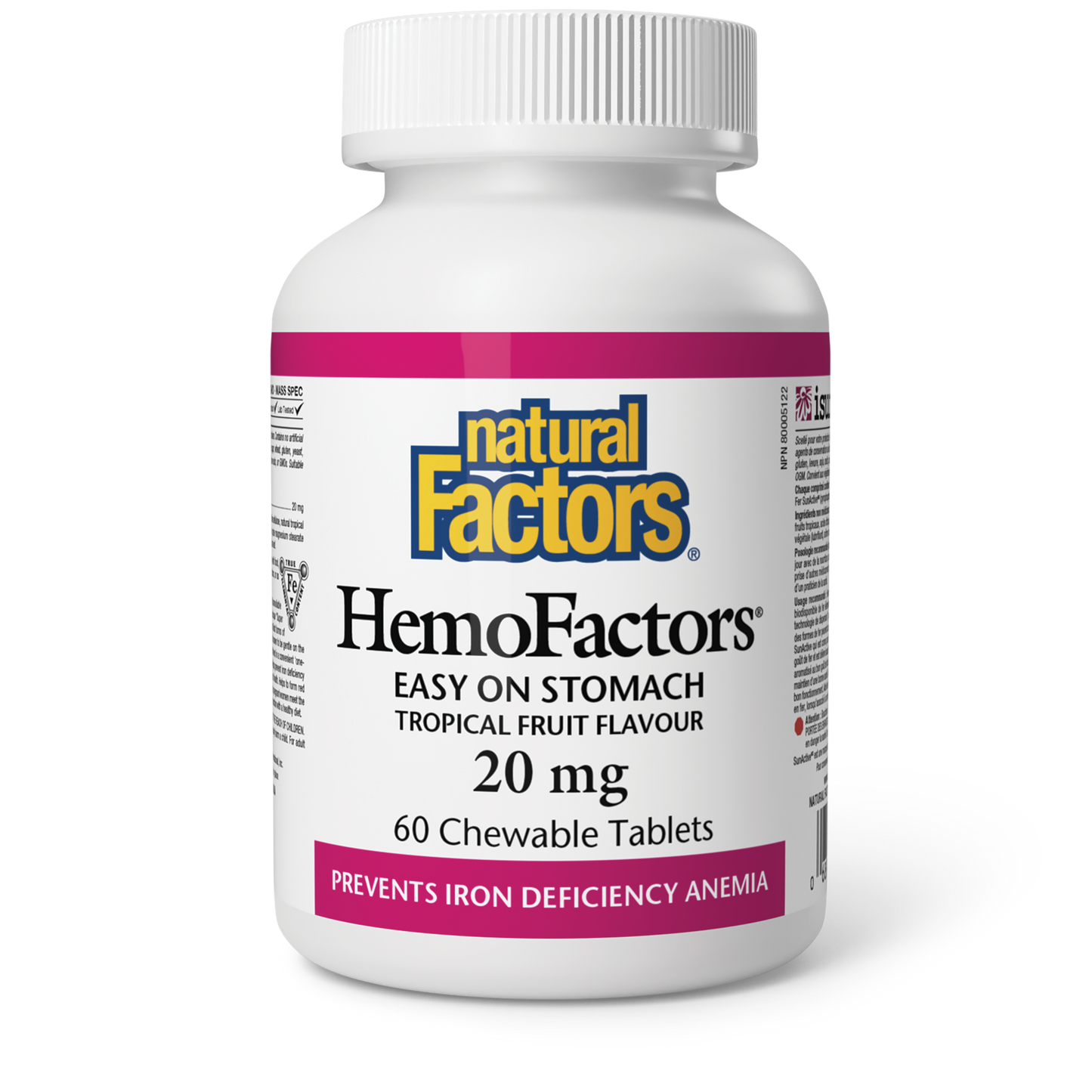 Natural Factors - HEMOFACTORS - 20 mg