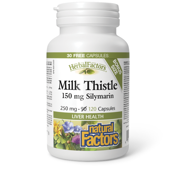 Natural Factors - MILK THISTLE - Bonus Size