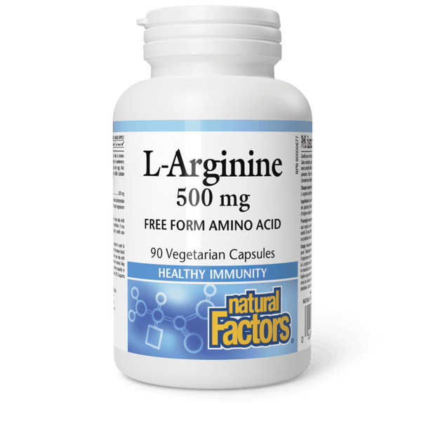 Thumbnail of Natural Factors - L-ARGININE - 500 mg