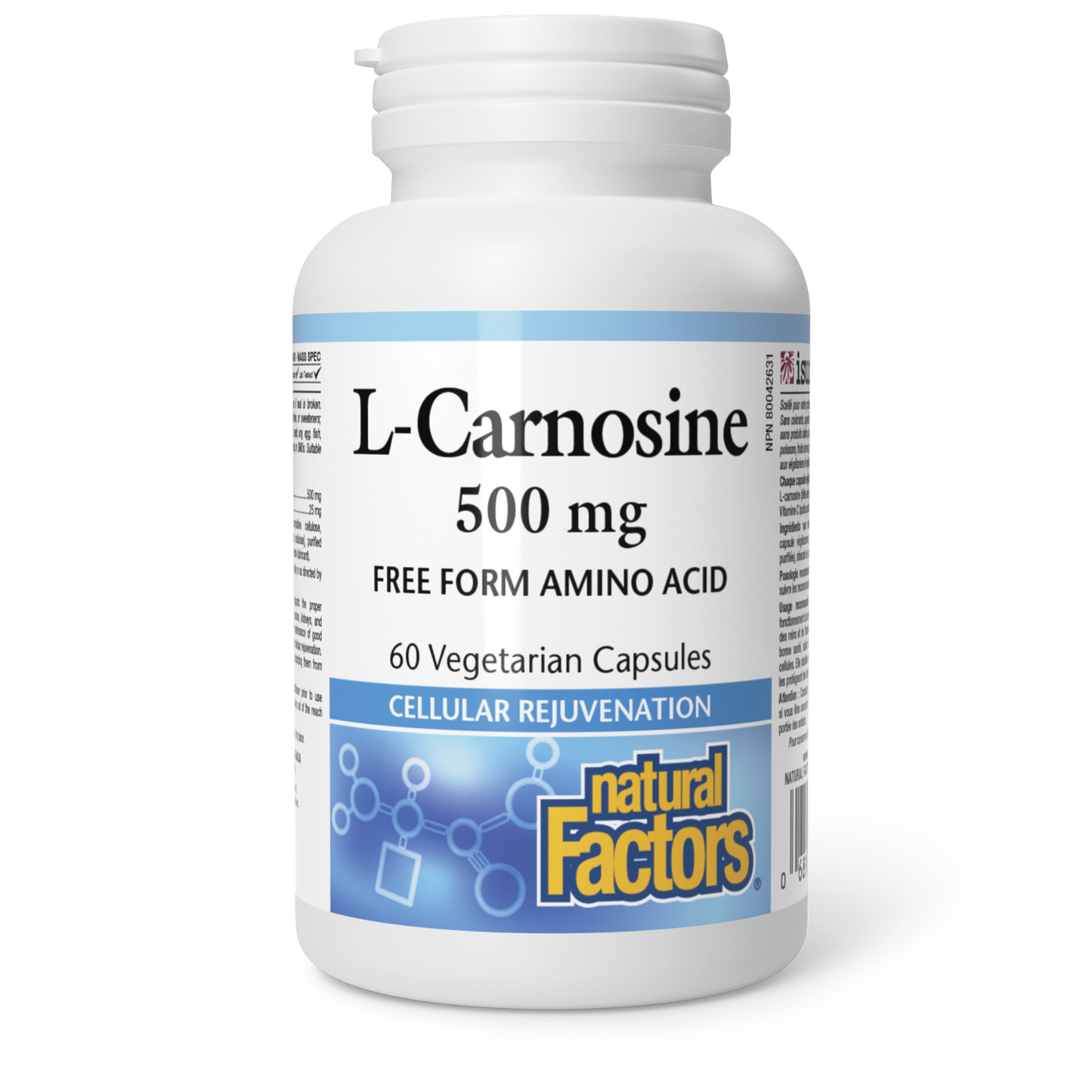 Natural Factors - L-CARNOSINE - 500 mg