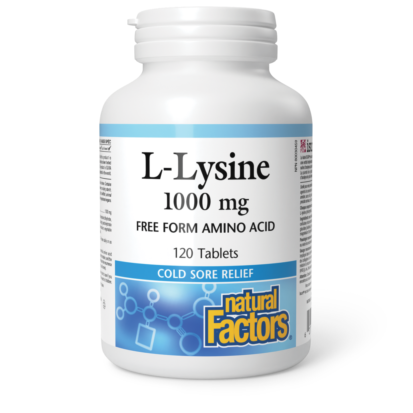 Natural Factors - L-LYSINE - 1000 mg