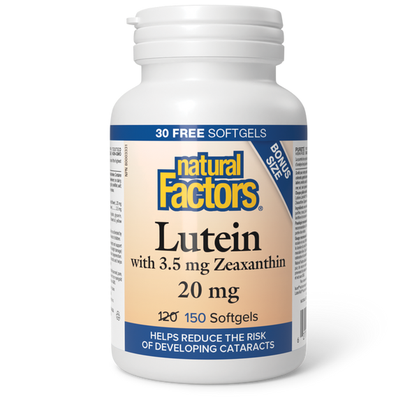 Thumbnail of Natural Factors - LUTEIN - 20 mg - Bonus Size