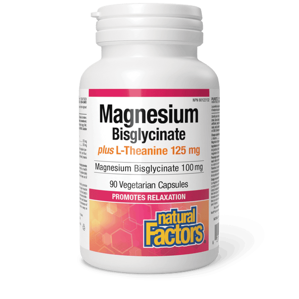 Thumbnail of Natural Factors - MAGNESIUM BISGLYCINATE PLUS L-THEANINE - 125 mg