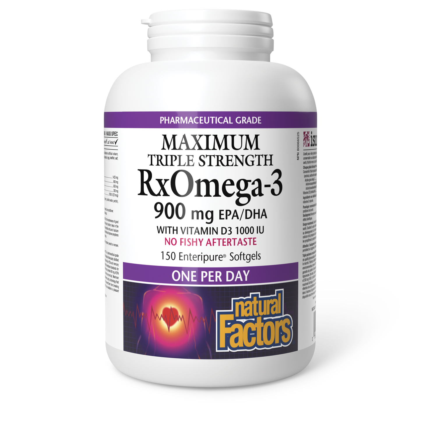 Natural Factors - MAXIMUM TRIPLE STRENGTH RXOMEGA-3 WITH VITAMIN D3