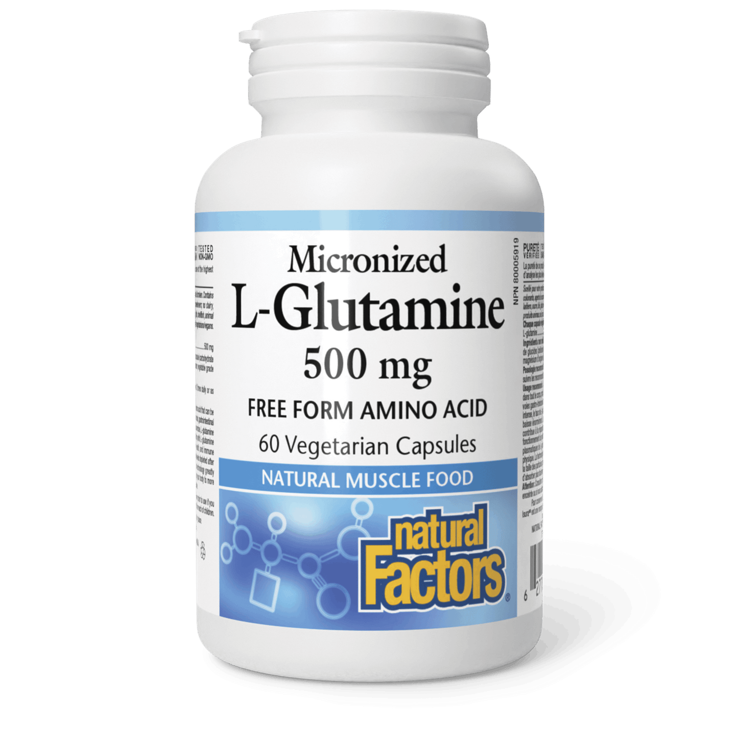 Natural Factors - L-GLUTAMINE - 500 mg