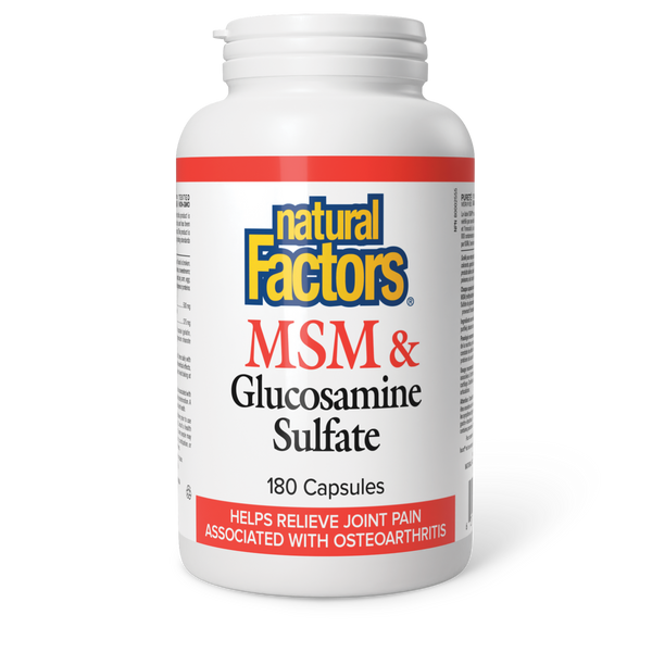 Thumbnail of Natural Factors - MSM & GLUCOSAMINE SULFATE