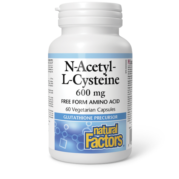 Thumbnail of Natural Factors - N-ACETYL-L-CYSTEINE - 600 mg