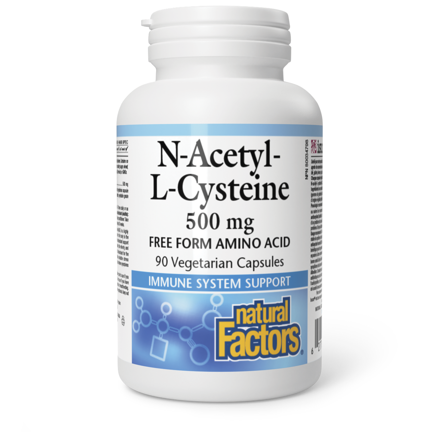 Natural Factors - N-ACETYL-L-CYSTEINE - 500 mg