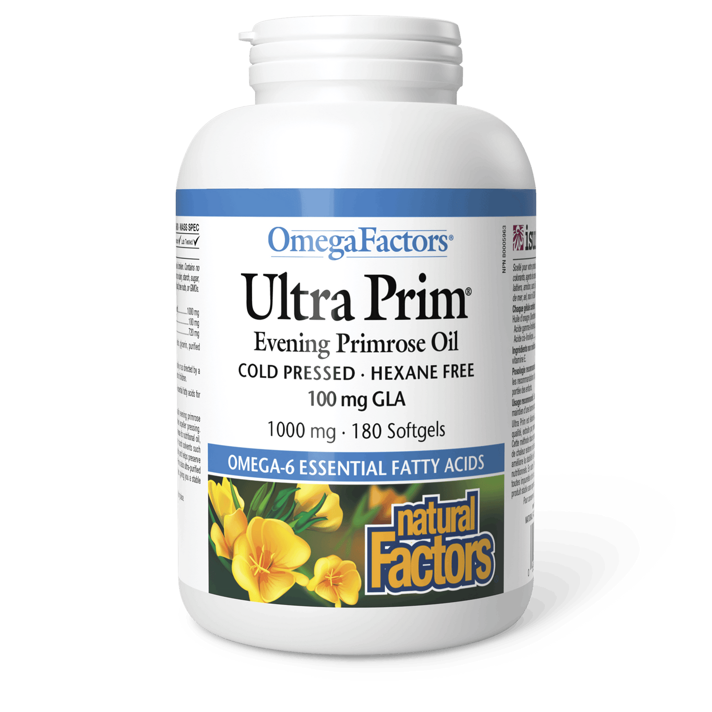 Natural Factors - ULTRA PRIM EVENING PRIMROSE OIL - 1000 mg