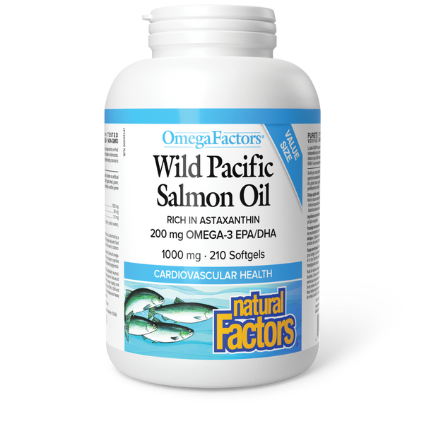 Thumbnail of Natural Factors - WILD PACIFIC SALMON OIL - Bonus Size