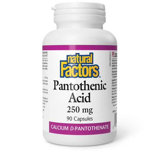 Thumbnail of Natural Factors - PANTOTHENIC ACID - 250 mg