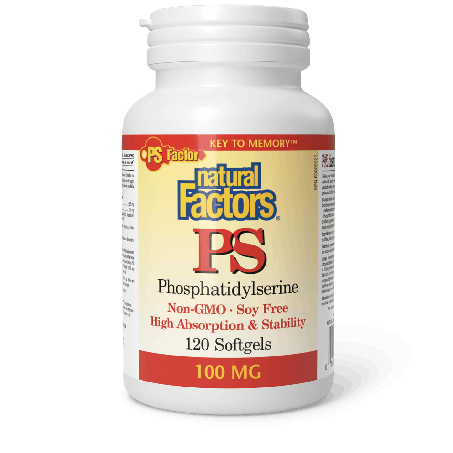 Natural Factors - PS PHOSPHATIDYLSERINE