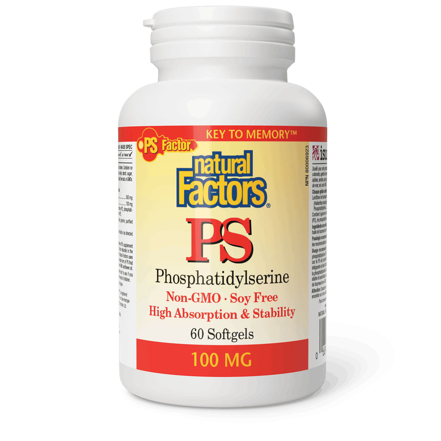 Natural Factors - PS PHOSPHATIDYLSERINE