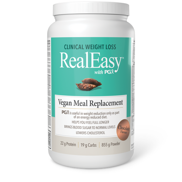 Thumbnail of Natural Factors - REALEASY WITH PGX VEGAN MEAL REPLACEMENT - Chocolate