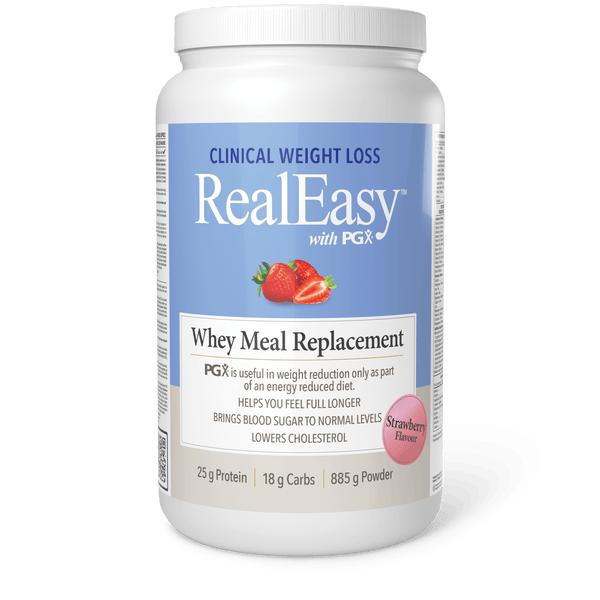 Thumbnail of Natural Factors - REALEASY WITH PGX WHEY MEAL REPLACEMENT - Strawberry