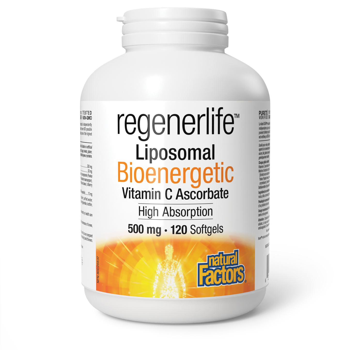 Natural Factors - REGENERLIFE LIPOSOMAL BIOENERGETIC VITAMIN C - 500 mg