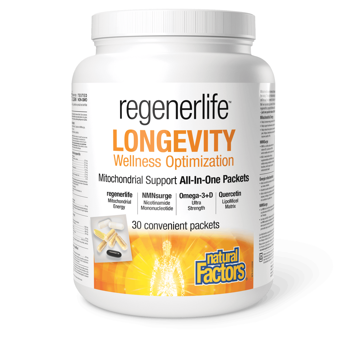 Natural Factors - REGENERLIFE LONGEVITY