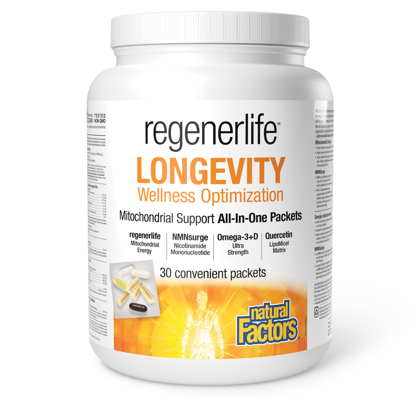 Natural Factors - REGENERLIFE LONGEVITY