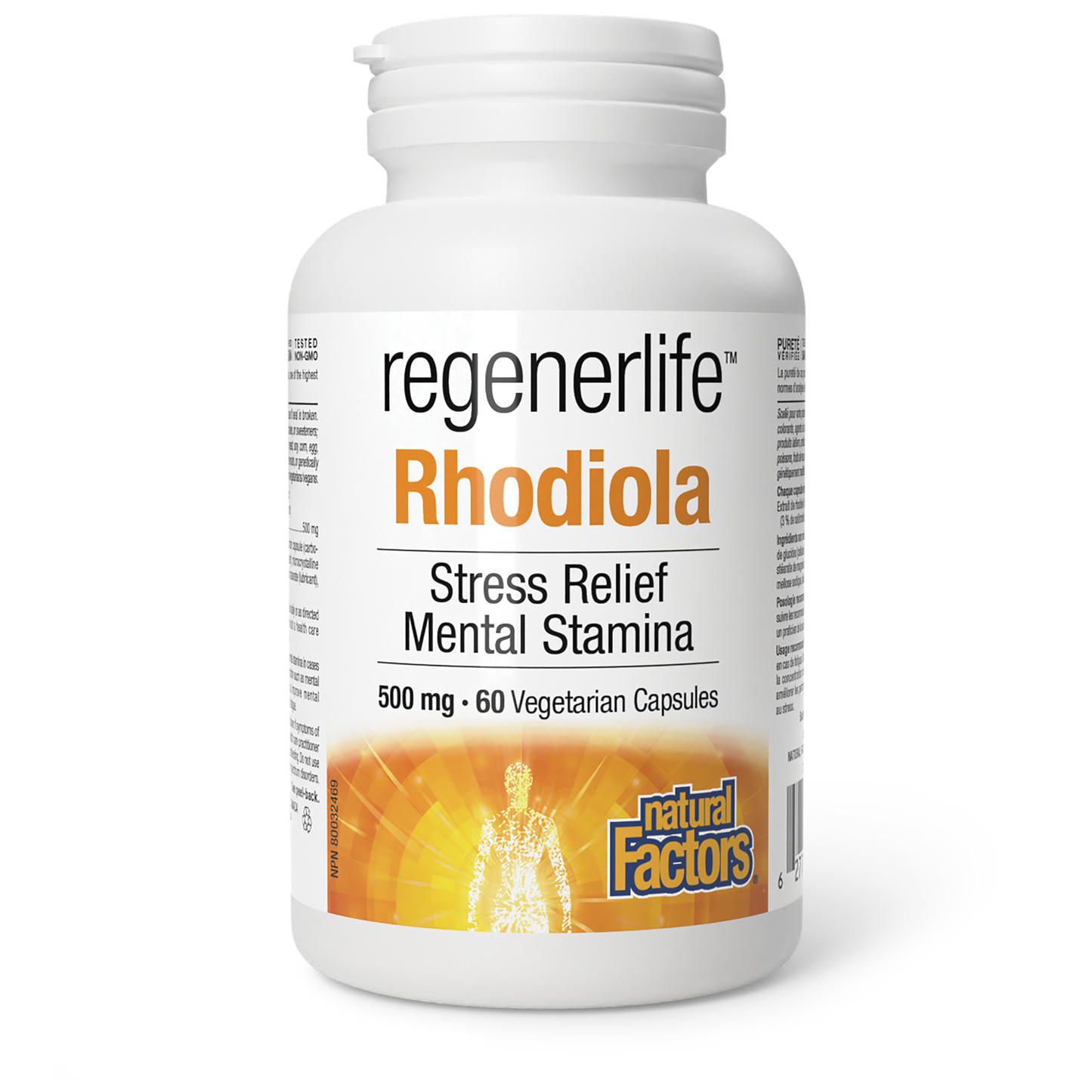 Natural Factors - REGENERLIFE - RHODIOLA