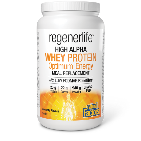 Thumbnail of Natural Factors - REGENERLIFE HIGH ALPHA WHEY PROTEIN MEAL REPLACEMENT - Chocolate Flavour