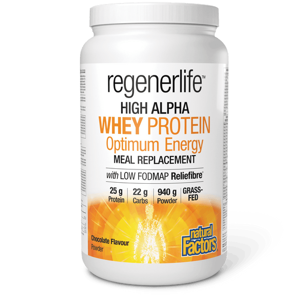 Thumbnail of Natural Factors - REGENERLIFE HIGH ALPHA WHEY PROTEIN MEAL REPLACEMENT - Chocolate Flavour