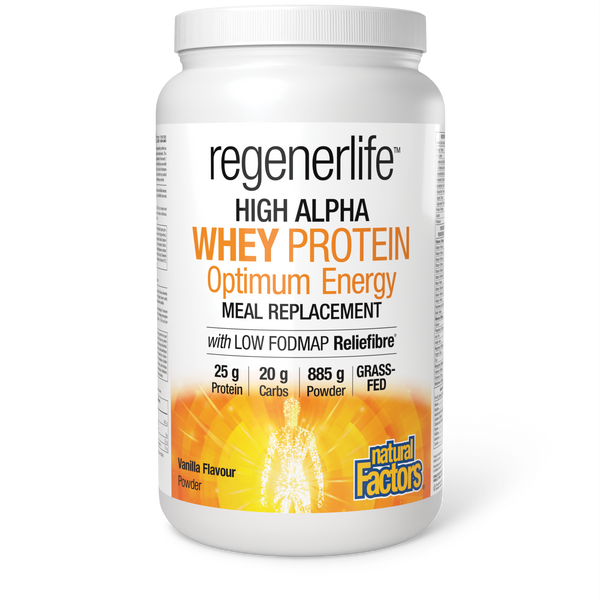 Thumbnail of Natural Factors - REGENERLIFE HIGH ALPHA WHEY PROTEIN MEAL REPLACEMENT - Vanilla Flavour