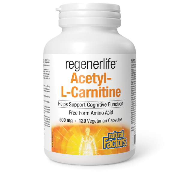 Thumbnail of Natural Factors - REGENERLIFE ACETYL-L-CARNITINE - 500 mg