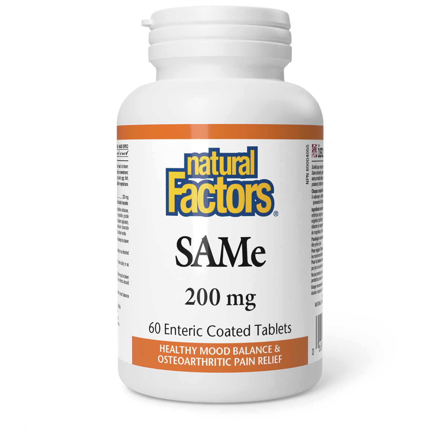 Natural Factors - SAMe - 200 mg