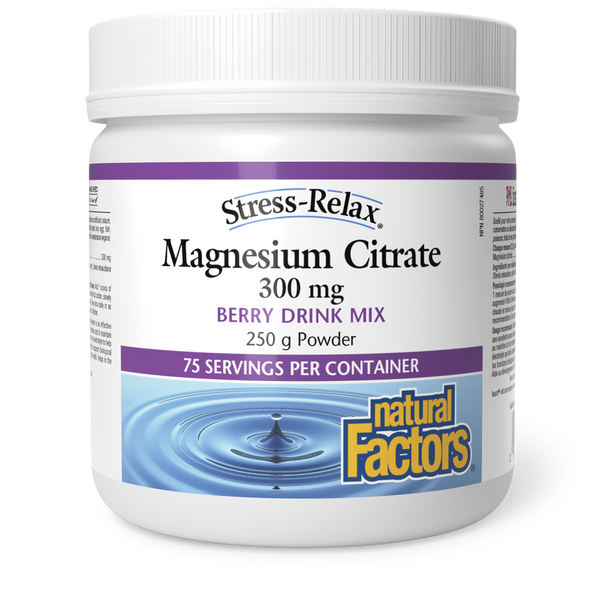 Thumbnail of Natural Factors - STRESS-RELAX MAGNESIUM CITRATE POWDER - Berry