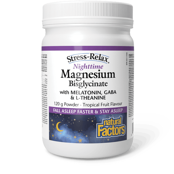 Thumbnail of Natural Factors - STRESS-RELAX NIGHTTIME MAGNESIUM BISGLYCINATE