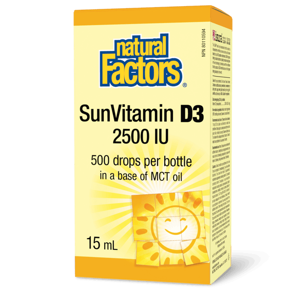 Thumbnail of Natural Factors - SUNVITAMIN D3 - 2500 IU