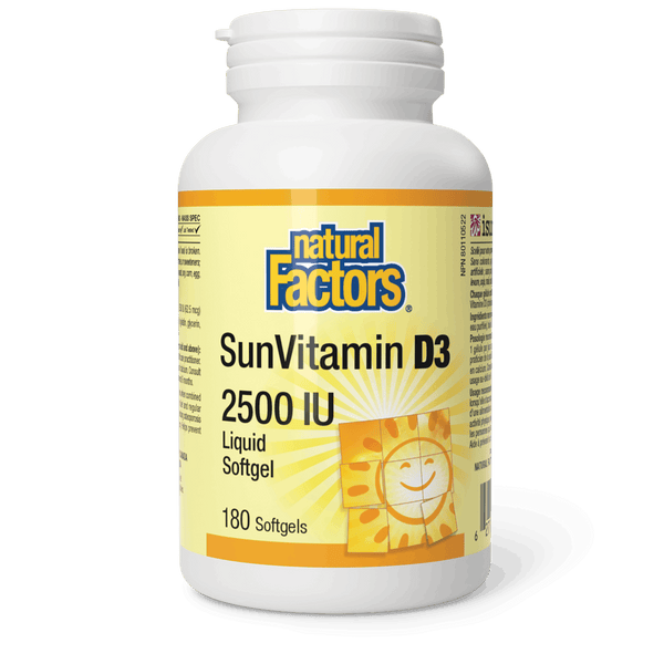 Thumbnail of Natural Factors - SUNVITAMIN D3 - 2500 IU