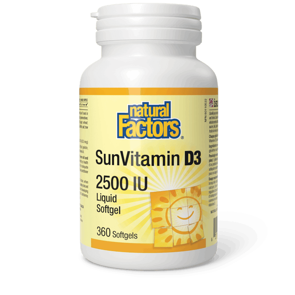 Thumbnail of Natural Factors - SUNVITAMIN D3 - 2500 IU