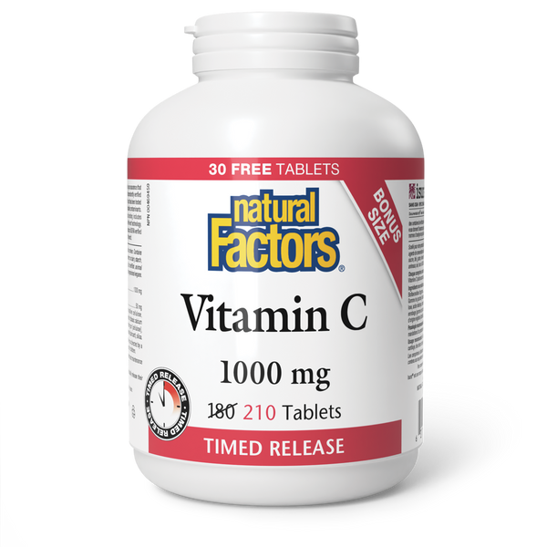 Thumbnail of Natural Factors - VITAMIN C 1000 mg - TIME RELEASE - Bonus Size