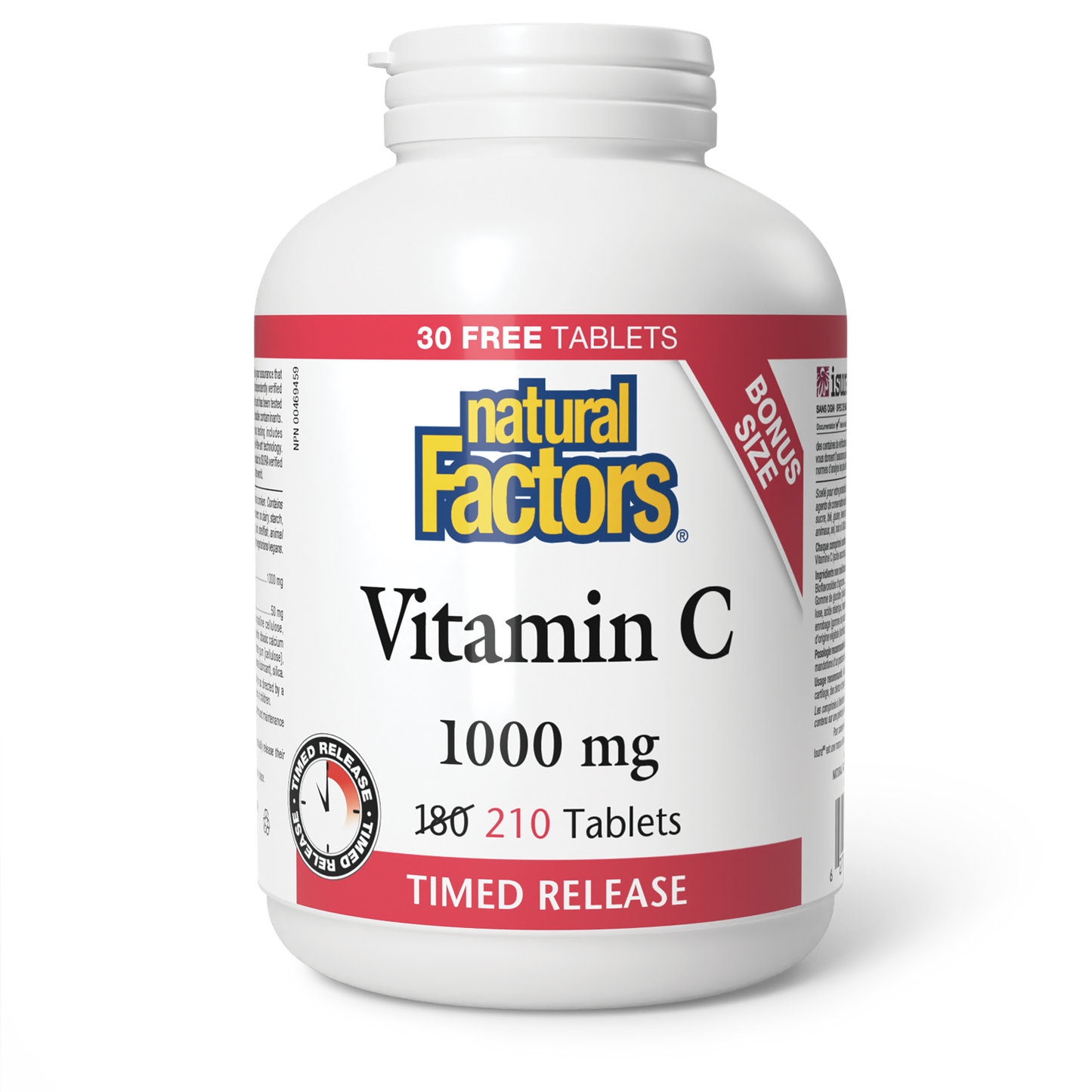 Natural Factors - VITAMIN C 1000 mg - TIME RELEASE - Bonus Size