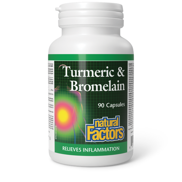 Thumbnail of Natural Factors - TURMERIC & BROMELAIN